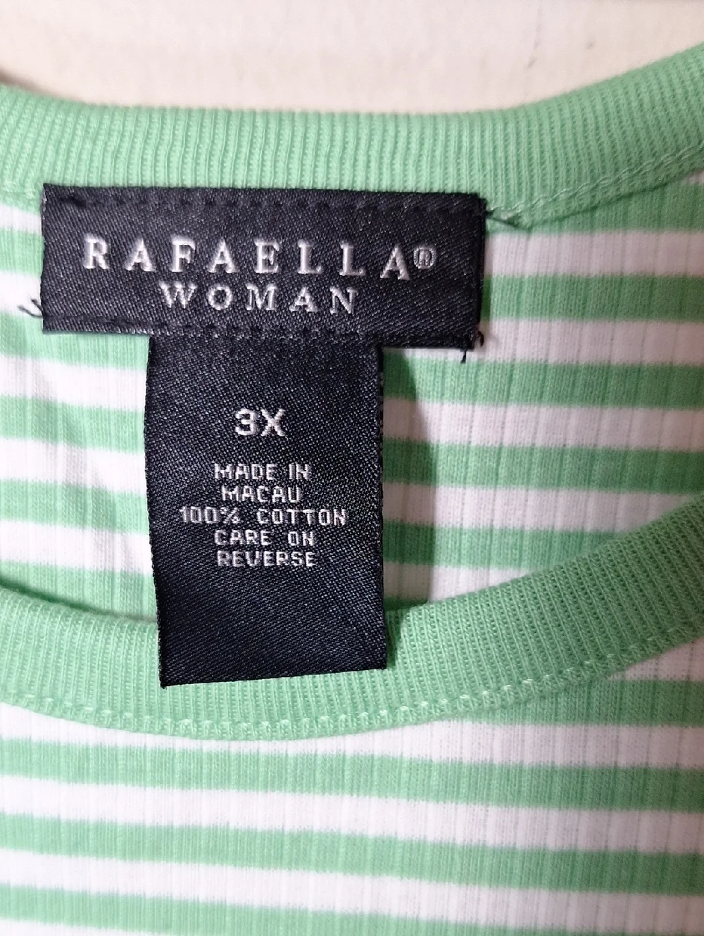 NWT Rafaells Ribbed Tank (Runs Small) - Picture 5 of 6